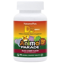 [ Kids วิตามินดี 3 ] Nature's Plus, Vitamin D3 (500 IU) x 90 เม็ดอม/เคี้ยว (Chewable Tablets) [ แพคเกจใหม่ ]