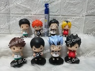 Haikyuu Chibi Set Collection Action Figure Cake Topper & Decoration - Hinata Yoshinoya Sugawara Tsuk