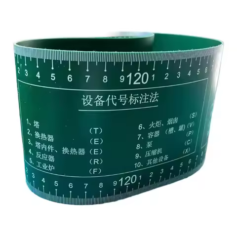 1pc Pipe Measuring Tool 1-6inch Pipe Diameter Measuring Tape Pipe Trimming Paper Pipe Trimming Ruler