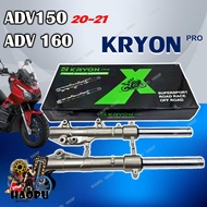 โช๊คหน้า ADV150 ปี2020-2021 / ADV160 โช๊คใส่น้ำมัน กระบอกโช๊คหน้า เอ ดี วี 150 20-21/160 พร้อมแกน