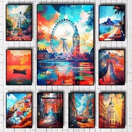 City Art Poster Fushimi Inari Taisha Art Havana Porto Barcelona Canvas printing Home Room wall art d