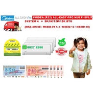 FREE $300 GIANT VOUCHER - MIDEA*ALL-EASY- PRO* MULTI-SPLIT SYSTEM 4 AIRCON + FREE 72 MONTH WARRANTY 