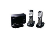 國際牌panasonic KX-TH1212B,KX-TH1212 無線電話,母機+2子機,可連接2部藍牙手機,近全新