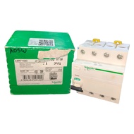 Schneider 40A 3P+N 4Pole RCCB 30mA Residual Current Circuit Breaker 220V A9R71440