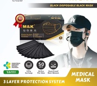 masker medis masker 3ply hitam masker hitam masker medis 3ply hitam murah