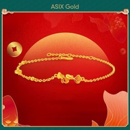 ASIX GOLD สร้อยข้อมือปลาคาร์ฟนำโชคชุบทอง 24K สร้อยคอแฟชั่นชุบทอง 18k สำหรับผู้หญิง สร้อยข้อมือนำโชค 