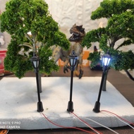 Miniature Street/Garden Lights Size 1:64 for diorama hot wheel