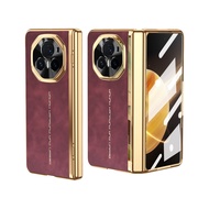 กันชนคู่เคสสำหรับ Honor V3วิเศษหนังป้องกันการตกพับได้ V3มายากลเคสโทรศัพท์ป้องกันหน้าจอ