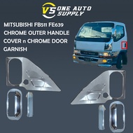 MITSUBISHI CANTER FB511 FE639 CHROME DOOR HANDLE COVER n CHROME DOOR GARNISH