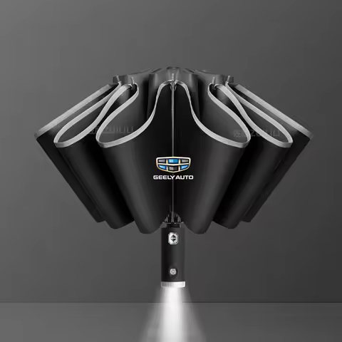 Car Automatic Folding Windproof Sunshade Umbrella For GEELY Geometry C Monjaro Coolray GX3 Atlas Boy