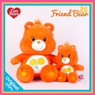❤️‍🔥 พร้อมส่ง ❤️‍🔥✨สินค้าแท้💯ลิขสิทไทย🇹🇭ตุ๊กตาหมี แคร์แบร์ 25-45cm. Care Bears Friend Bear 🌻 สีส้ม ดอกไม้ สดใส🧡