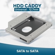 Universal 2.5 Inch HDD Caddy 12.7mm SATA to SATA - No Color