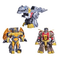 Transformers Dinobot Adventures Dinobot Squad Grimlock, Dinobot Snarl, and Predaking 3-Pack Converti