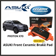 ASUKI Front Ceramic Brake Pad Proton X70 1.5 1.8 CBU CKD High Quality Spare Part CF-6864