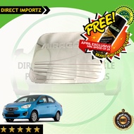 Mitsubishi Mirage G4 2016 to 2025 Gas Tank Garnish Cover Chrome 2017 2018 2019 2020 2021 ( Car Acces