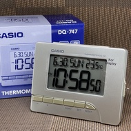 Casio Clock DQ-747-8D Digital Thermometer Beeper Sound Alarm Snooze Light Table Clock Alarm Clock DQ-747