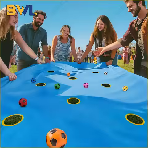 1PC Team Building Cooperative Hole Tarp Game for Kids Adults School Outdoor Group Activities Party G