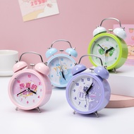 นาฬิกาตั้งโต๊ะคริสต์มาส Teochew นาฬิกาปลุกห้องนอนไฟกลางคืนนาฬิกาไร้เสียงเครื่องประดับสร้างสรรค์ของขว