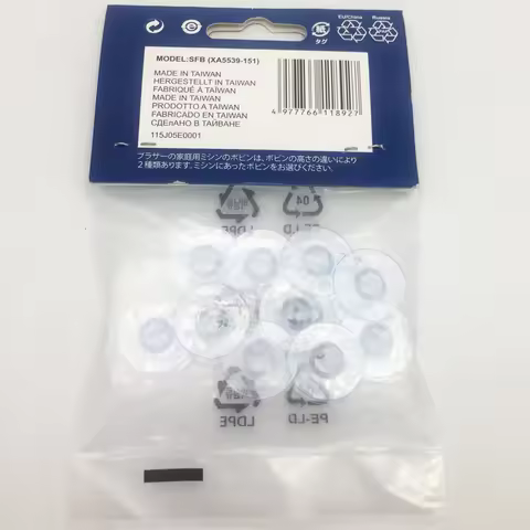 Brother Bobbin 11.5mm SEWING MACHINE BOBBINS10pcs SFB XA5539-151 Brother Domestic Sewing Machine Bob