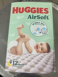 HUGGIES AirSoft Tape Diapers for Newborn Baby 24 pcs Please read description