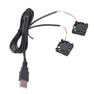 R* Quiet 29DBA 2507 Two Fan System 5V Voltage Cooling For Compactly Space Projects Servers Ventilati