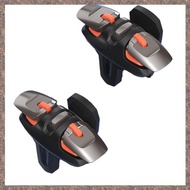 [C V O D] Alloy Finger Game Trigger 1 Pair 4/6 Mobile Phone for  Aim  L1 R1 Alloy Key Button for Gam