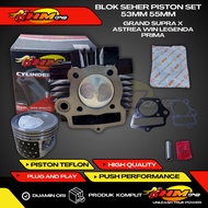HMone grand supra x win astrea 53mm bore up racing iron casting piston block RIKRing