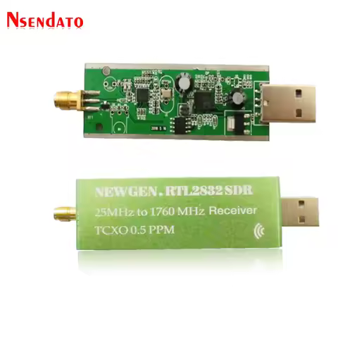 USB 2.0 RTL SDR 0.5 PPM TCXO RTL2832U R820T2 25MHZ To 1760MHZ TV Tuner Receiver AM FM NFM DSB LSB SW