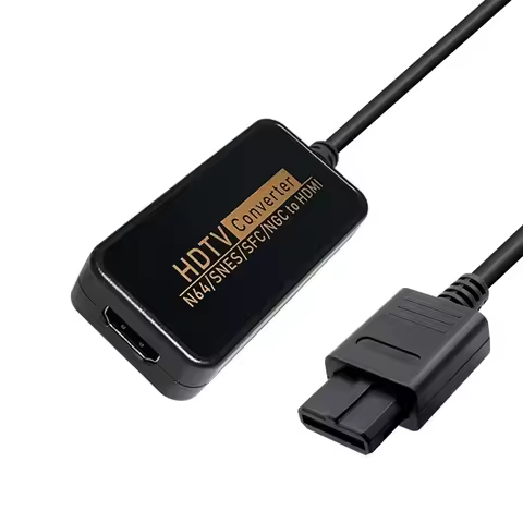 1080P NGC/SNES/N64 To HDMI Converter Adapter,HDMI Cable for Nintend 64 SNES Console Game Cube Plug a