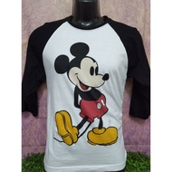 T-Shirt  mickey 3q cotton repro