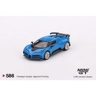 Mini GT 1/64 ( 586 ) Bugatti Centodieci - Blu Bugatti
