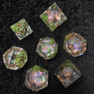 Multi-faceted Resin Dice RPG Dungeons and Dragons MTG Desktop Role-Playing Resin Dice