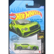 HIJAU Hot Wheels 2018 Bentley Continental GT3 green lot Q 2020 Hotwheels Diecast