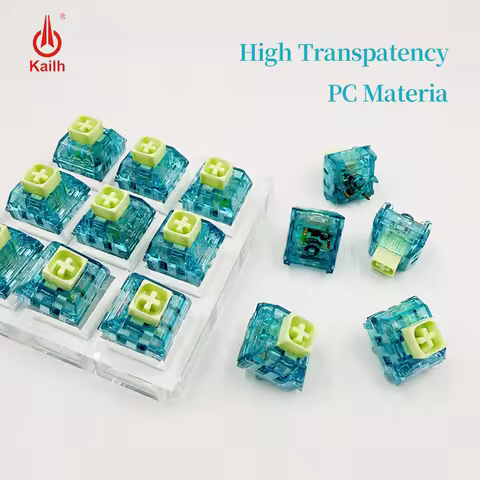 Kailh Box Switch Summer Clicky Tactile Switches Custom Mechanical Keyboard Cherry MX 5 Pins Switch F