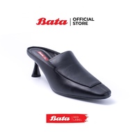 Bata Red Label High Heels Casual Shoes Open-Toe Smart Look 3-Inch For Women Acacia Model Black 76066