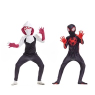 Miles Morales/Gwen Spiderman Children/Adult Role-Playing Costume Cosplay Clothes