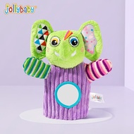 AT-🎇jollybaby Baby and Infant Toys Puppet Soothing Coax Treasure Plush Finger Doll Animal Gloves Puppet Elephant Puppet(