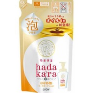 獅子hadakara身體肥皂420毫升，用於加油的類型，帶有泡沫