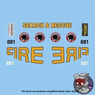 Transformers Toy Model Accessory Package Movie Series Simple Version KO JH-01 MPM11 Ambulance Detail