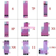 Original New 10Pc/lot Battery Adhesive Sticker for iPhone 6-11pro max 12 13 max mini Best Quality