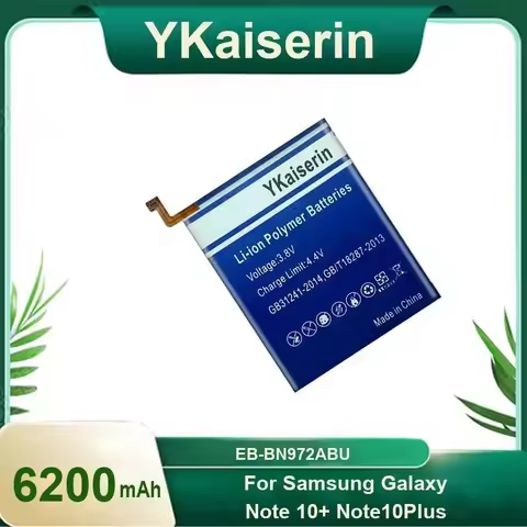 YKaiserin EB-BN972ABU 6200mAh Battery for Samsung Galaxy Note 10+ Note10+ /Note10Plus/Note 10 Plus/N