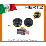 Hertz Tweeter DT 24.3 80 Watts 24mm (0.9 inch) Hertz DT 24.3 Dieci Series Dome Tweeters with Crossov