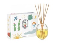 蒂普提克Diptyque 2023夏日限量 檸檬草室內擴香擺件 （由玻璃香薰瓶+藤枝+香薰200ml組成）