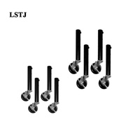 [Lstjj] Pack of 4 Table Leg Table Leg with Castors, Straight Leg, Table Riser, Furniture Legs for Shelves