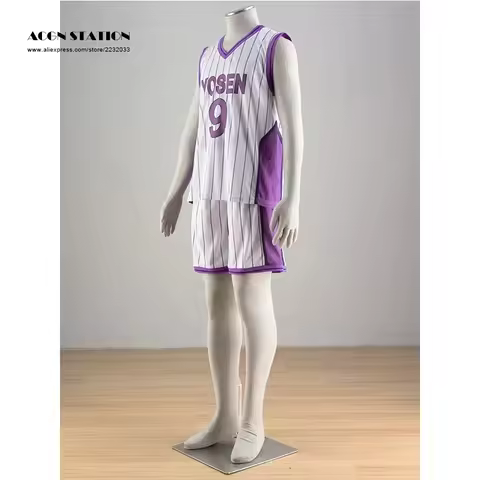 2026 Adult Costume Kuroko no basuke Kuroko's Basketball Yosen Murasakibara Atsushi No.9 Jersey Cospl