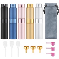 Tekson Travel Perfume Atomizer Refillable 8ml (5 PCS), Travel Cologne Sprayer Mini, Perfume Bottle E