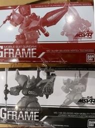 Premium Bandai  全新機動戰士高達 Mobile Suit Gundam G-Frame MS-14J/ BRGelgoog Vertex Testarossa十 MS-14B Gelg