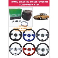 MOMO STEERING WHEEL + BOSSKIT FOR PROTON WIRA