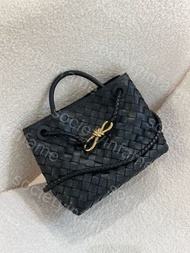 全新bv bottega veneta andiamo black 黑色 小號  small 編織磁扣開合 羊皮革 單肩手袋 743568VCPP11139