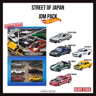 HOT WHEELS Street Of Japan 6 Car Pack Toyota Supra Mazda Miata Skyline HT Honda Civic Integra Datsun